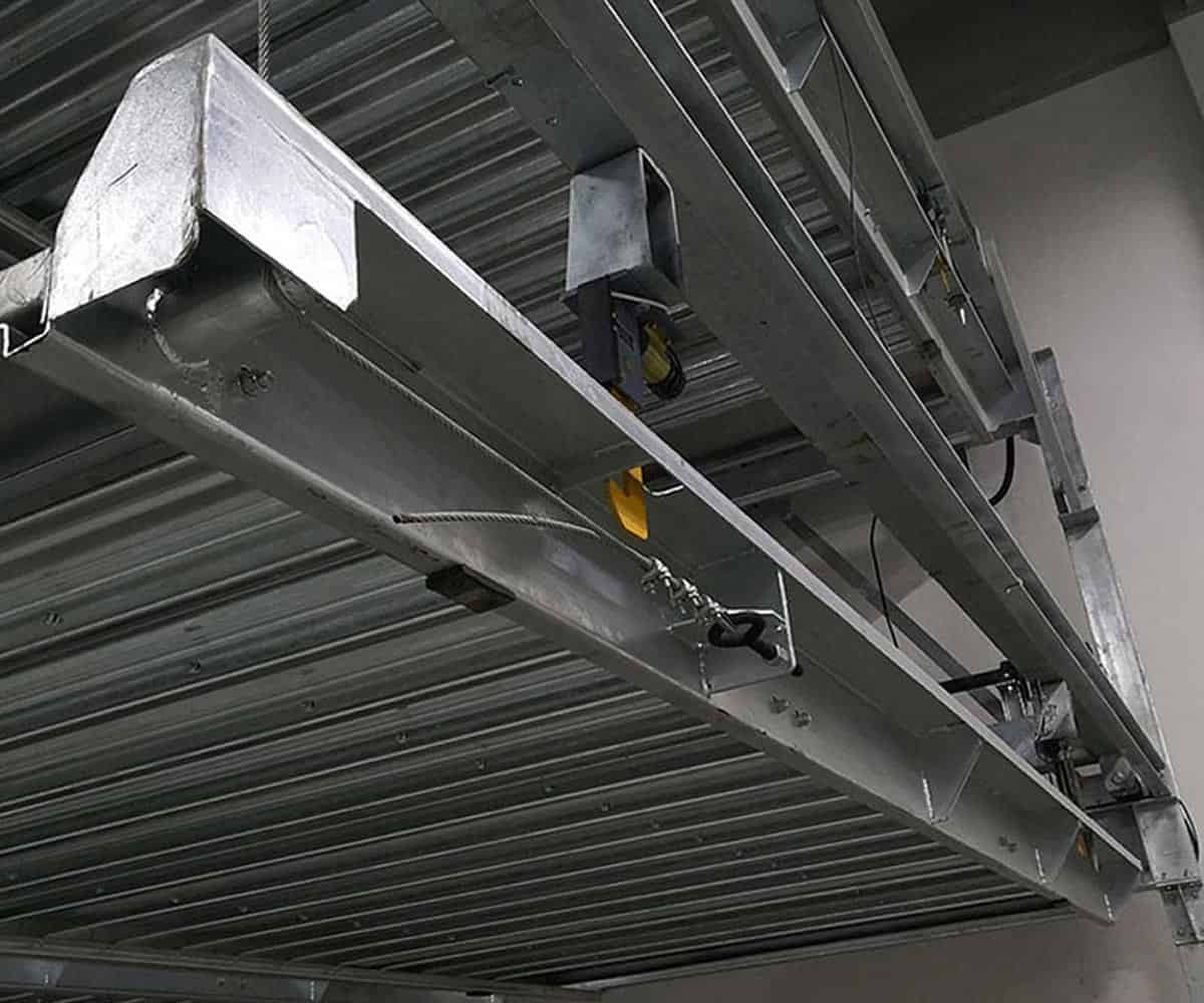 晉寧雙層升降平移式機械式停車設備改造