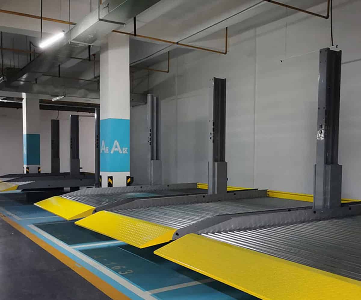 船山雙柱升降式停車位二手