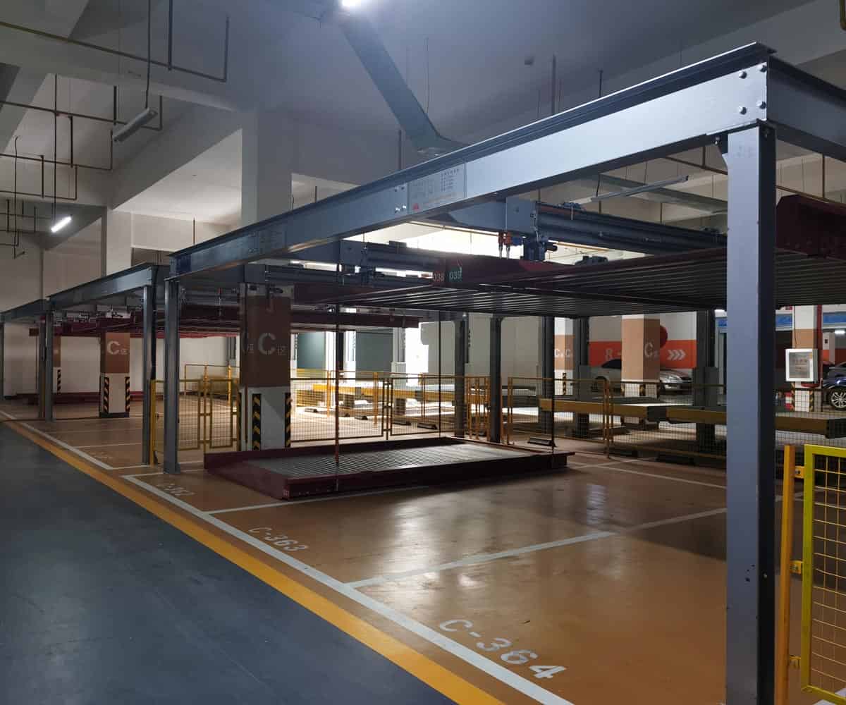 思茅PJS四柱簡易升降機械式立體停車設備